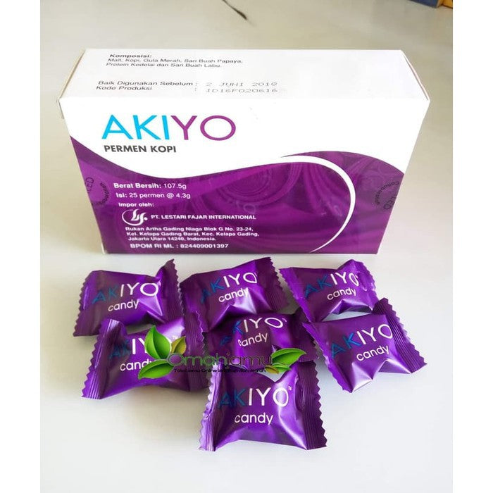 Akiyo Candy Coffe Ginseng Candy Original For Increase stamina FREE SHIPPING Original 100%