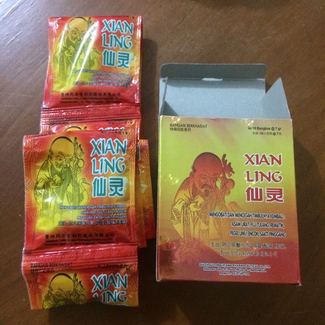 Xian Ling Powder Indonesia | Xian Ling Powder Original Herbal for Sciatica, Gout, Rheumatism